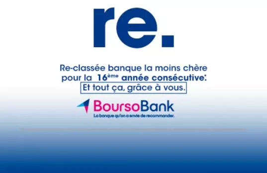 [Info presse] BoursoBank, banque la moins chère pour la 16ème année consécutive(1)